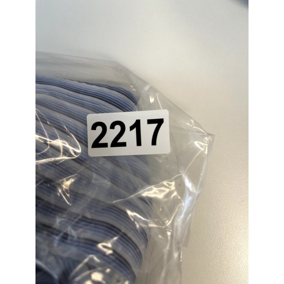 Banana Republic Shirt Mens‎ Large 16 16 1/2 Blue Striped Casual Long Sleeve - Picture 13 of 13